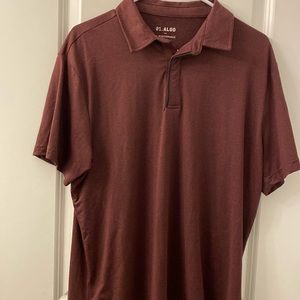 01.Algo performance polo. Size L burgandy